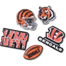 NFL Cincinnati Bengals 5er-Pack Jibbitz-Schuhanhänger