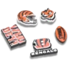 NFL Cincinnati Bengals 5er-Pack Jibbitz-Schuhanhänger NFL Cincinnati Bengals 5er-Pack Jibbitz-Schuhanhänger