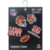 NFL Cincinnati Bengals 5er-Pack Jibbitz-Schuhanhänger NFL Cincinnati Bengals 5er-Pack Jibbitz-Schuhanhänger