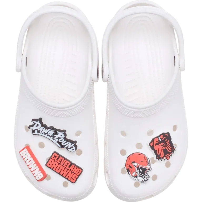 NFL Cleveland Browns 5er-Pack Jibbitz-Schuhanhänger NFL Cleveland Browns 5er-Pack Jibbitz-Schuhanhänger