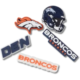 NFL Denver Broncos 5er-Pack Jibbitz-Schuhanhänger
