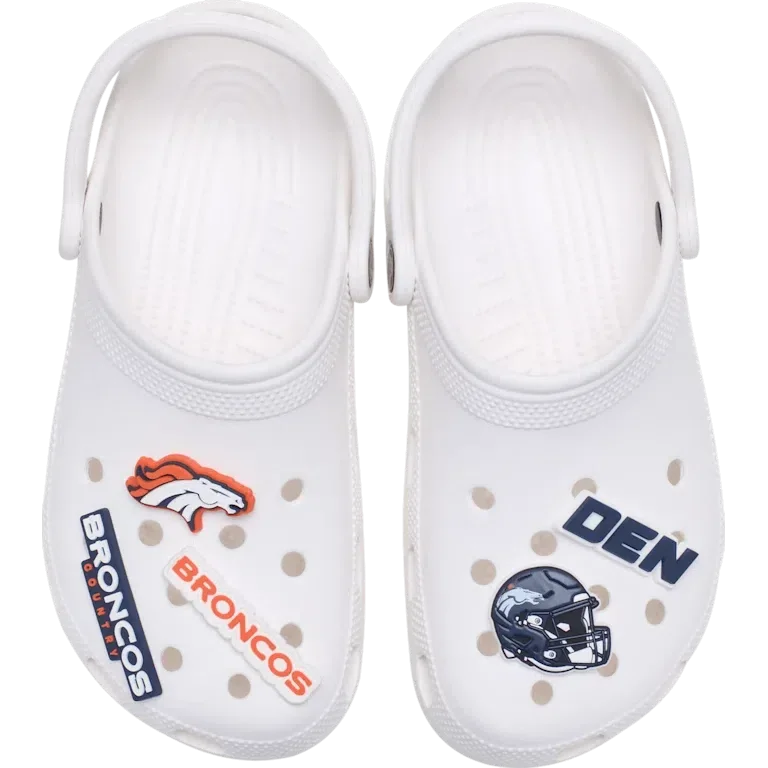 NFL Denver Broncos 5er-Pack Jibbitz-Schuhanhänger NFL Denver Broncos 5er-Pack Jibbitz-Schuhanhänger