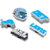 NFL Detroit Lions 5er-Pack Jibbitz-Schuhanhänger NFL Detroit Lions 5er-Pack Jibbitz-Schuhanhänger