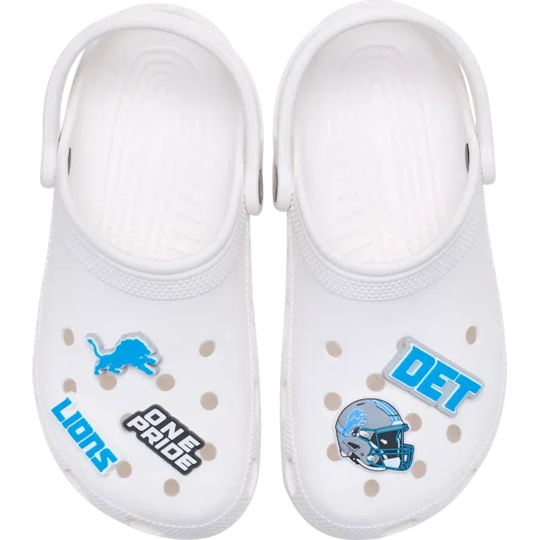 NFL Detroit Lions 5er-Pack Jibbitz-Schuhanhänger NFL Detroit Lions 5er-Pack Jibbitz-Schuhanhänger
