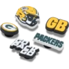 NFL Green Bay Packers 5er-Pack Jibbitz-Schuhanhänger NFL Green Bay Packers 5er-Pack Jibbitz-Schuhanhänger