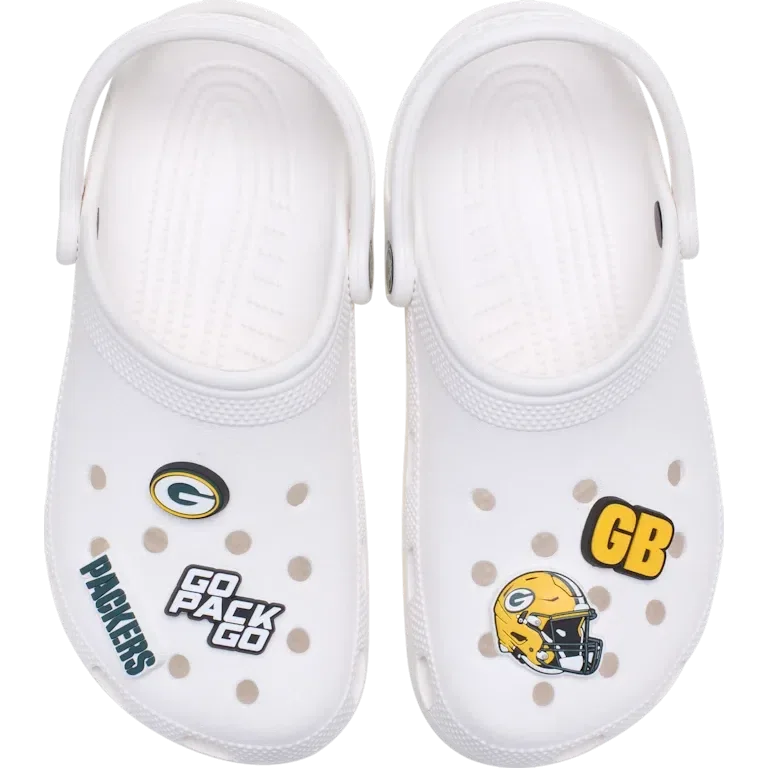 NFL Green Bay Packers 5er-Pack Jibbitz-Schuhanhänger NFL Green Bay Packers 5er-Pack Jibbitz-Schuhanhänger