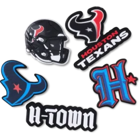 NFL Houston Texans 5er-Pack Jibbitz-Schuhanhänger