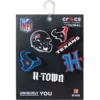 NFL Houston Texans 5er-Pack Jibbitz-Schuhanhänger NFL Houston Texans 5er-Pack Jibbitz-Schuhanhänger