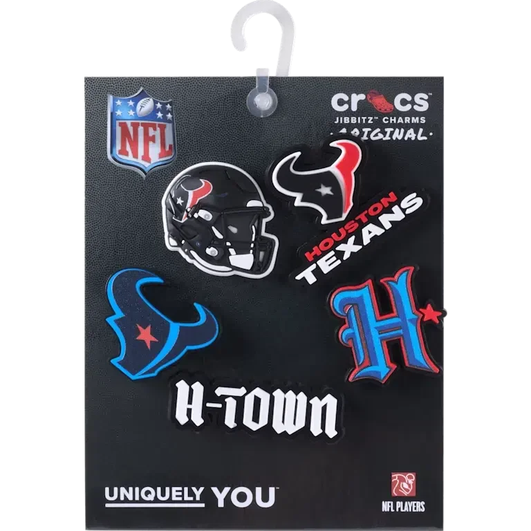 NFL Houston Texans 5er-Pack Jibbitz-Schuhanhänger NFL Houston Texans 5er-Pack Jibbitz-Schuhanhänger