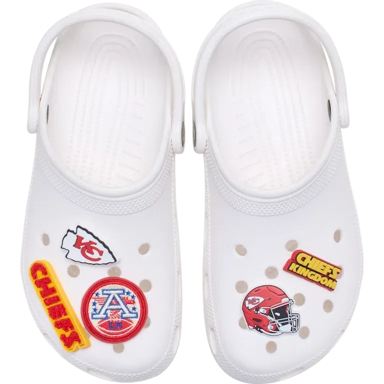 NFL Kansas City Chiefs 5er-Pack Jibbitz-Schuhanhänger NFL Kansas City Chiefs 5er-Pack Jibbitz-Schuhanhänger