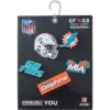 NFL Miami Dolphins 5er-Pack Jibbitz-Schuhanhänger NFL Miami Dolphins 5er-Pack Jibbitz-Schuhanhänger