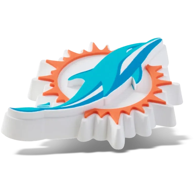 NFL Miami Dolphins Logo Jibbitz™-Anstecker NFL Miami Dolphins Logo Jibbitz™-Anstecker