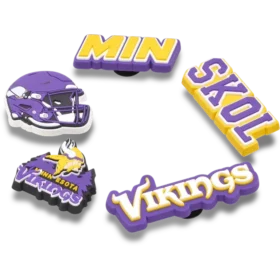 NFL Minnesota Vikings 5er-Pack Jibbitz-Schuhanhänger