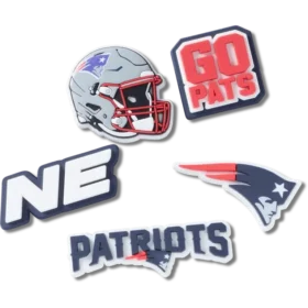 NFL New England Patriots 5er-Pack Jibbitz-Schuhanhänger