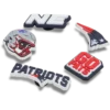NFL New England Patriots 5er-Pack Jibbitz-Schuhanhänger NFL New England Patriots 5er-Pack Jibbitz-Schuhanhänger