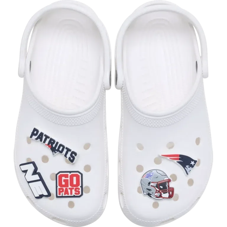 NFL New England Patriots 5er-Pack Jibbitz-Schuhanhänger NFL New England Patriots 5er-Pack Jibbitz-Schuhanhänger