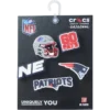NFL New England Patriots 5er-Pack Jibbitz-Schuhanhänger NFL New England Patriots 5er-Pack Jibbitz-Schuhanhänger