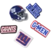 NFL New York Giants 5er-Pack Jibbitz-Schuhanhänger NFL New York Giants 5er-Pack Jibbitz-Schuhanhänger