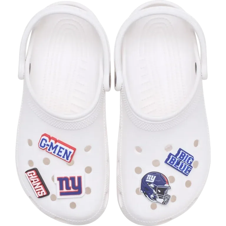 NFL New York Giants 5er-Pack Jibbitz-Schuhanhänger NFL New York Giants 5er-Pack Jibbitz-Schuhanhänger