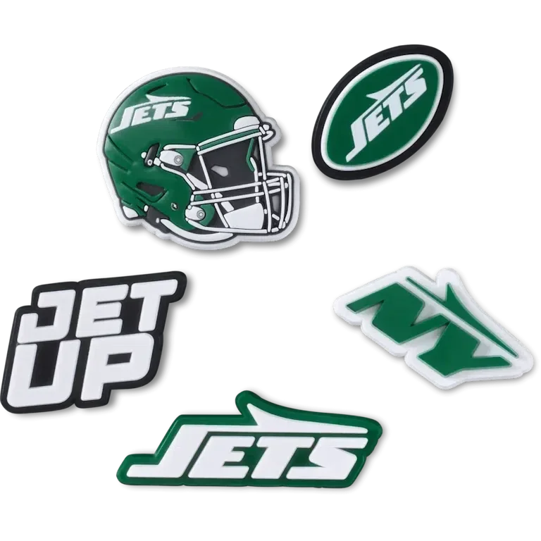 NFL New York Jets 5er-Pack Jibbitz-Schuhanhänger NFL New York Jets 5er-Pack Jibbitz-Schuhanhänger