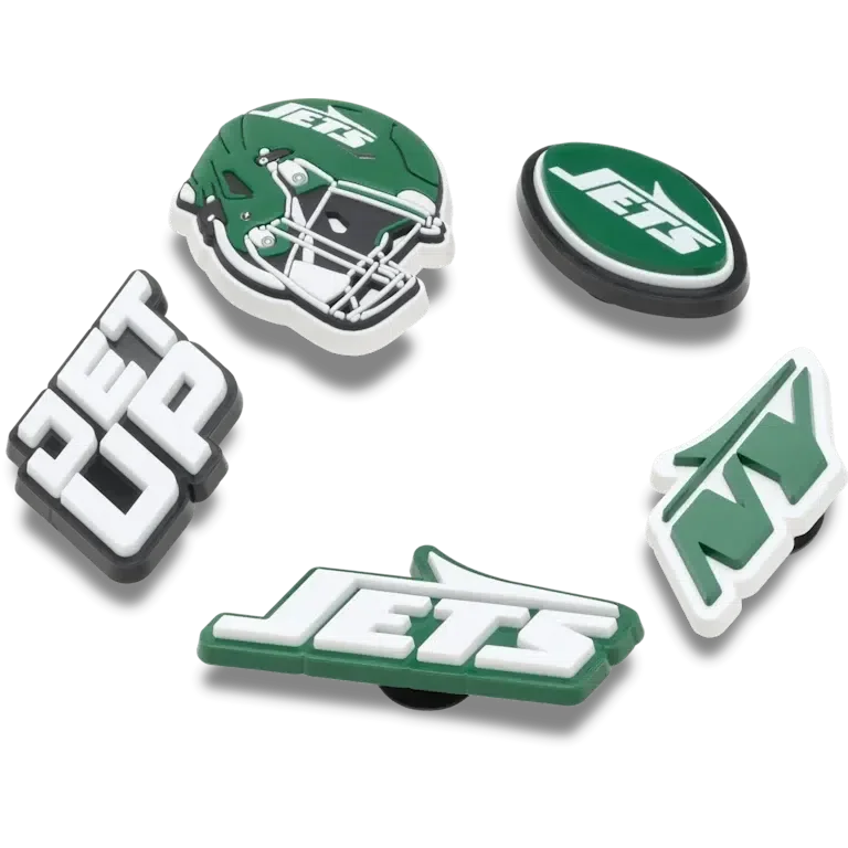 NFL New York Jets 5er-Pack Jibbitz-Schuhanhänger NFL New York Jets 5er-Pack Jibbitz-Schuhanhänger