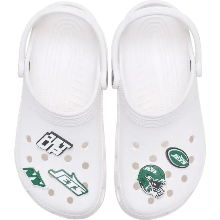 NFL New York Jets 5er-Pack Jibbitz-Schuhanhänger NFL New York Jets 5er-Pack Jibbitz-Schuhanhänger
