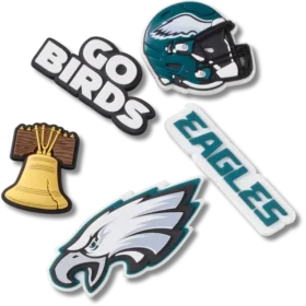 NFL Philadelphia Eagles 5er-Pack Jibbitz-Schuhanhänger