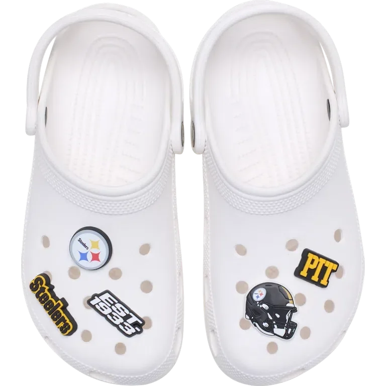 NFL Pittsburgh Steelers 5er-Pack Jibbitz-Schuhanhänger NFL Pittsburgh Steelers 5er-Pack Jibbitz-Schuhanhänger