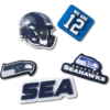 NFL Seattle Seahawks 5er-Pack Jibbitz-Schuhanhänger NFL Seattle Seahawks 5er-Pack Jibbitz-Schuhanhänger