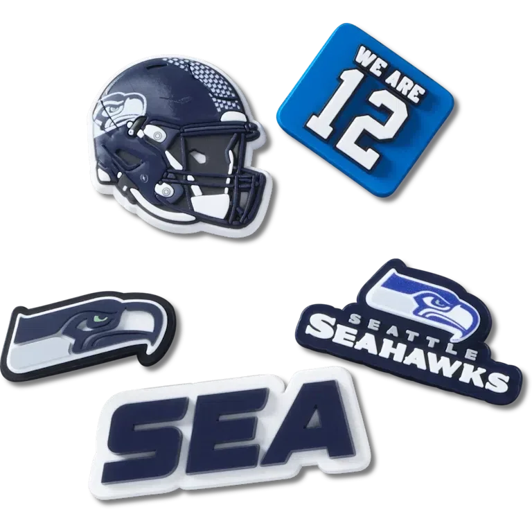 NFL Seattle Seahawks 5er-Pack Jibbitz-Schuhanhänger NFL Seattle Seahawks 5er-Pack Jibbitz-Schuhanhänger