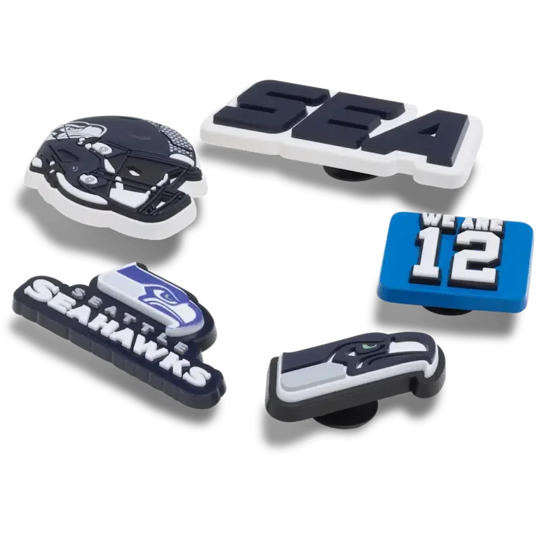 NFL Seattle Seahawks 5er-Pack Jibbitz-Schuhanhänger NFL Seattle Seahawks 5er-Pack Jibbitz-Schuhanhänger