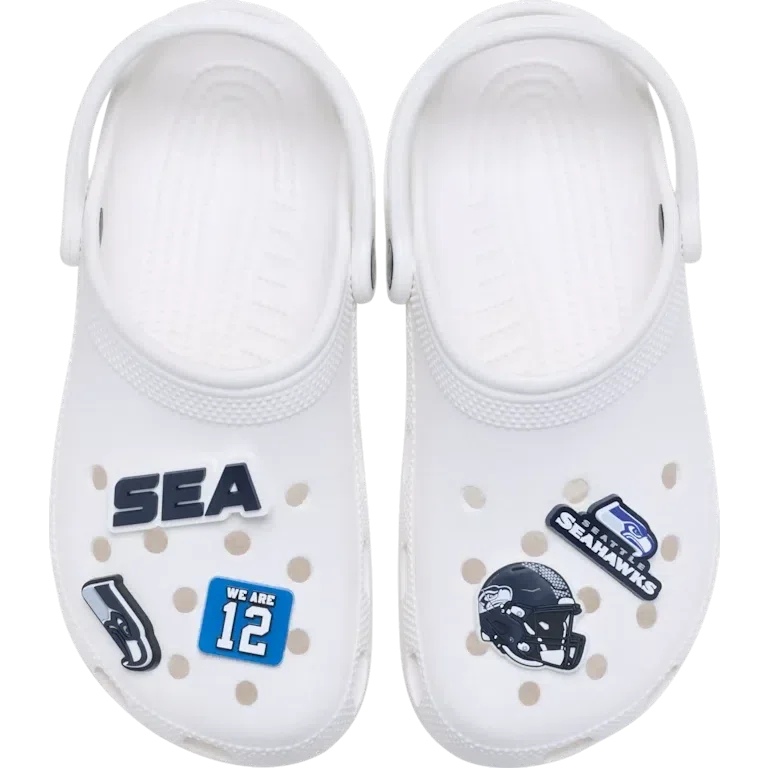 NFL Seattle Seahawks 5er-Pack Jibbitz-Schuhanhänger NFL Seattle Seahawks 5er-Pack Jibbitz-Schuhanhänger