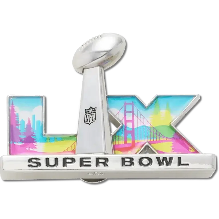 NFL Super Bowl LX Jibbitz-Schuhanhänger NFL Super Bowl LX Jibbitz-Schuhanhänger