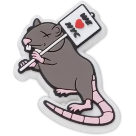 Nyc Rats Run the City Jibbitz™-Anstecker