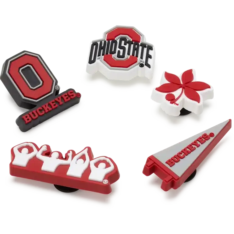 Ohio State University 5er-Pack Jibbitz-Anstecker Ohio State University 5er-Pack Jibbitz-Anstecker
