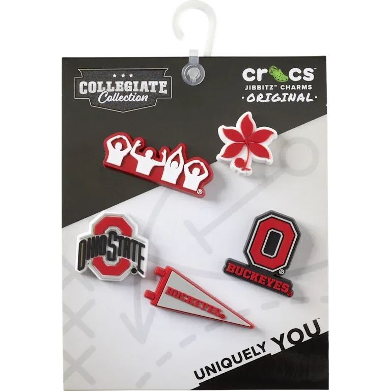 Ohio State University 5er-Pack Jibbitz-Anstecker Ohio State University 5er-Pack Jibbitz-Anstecker