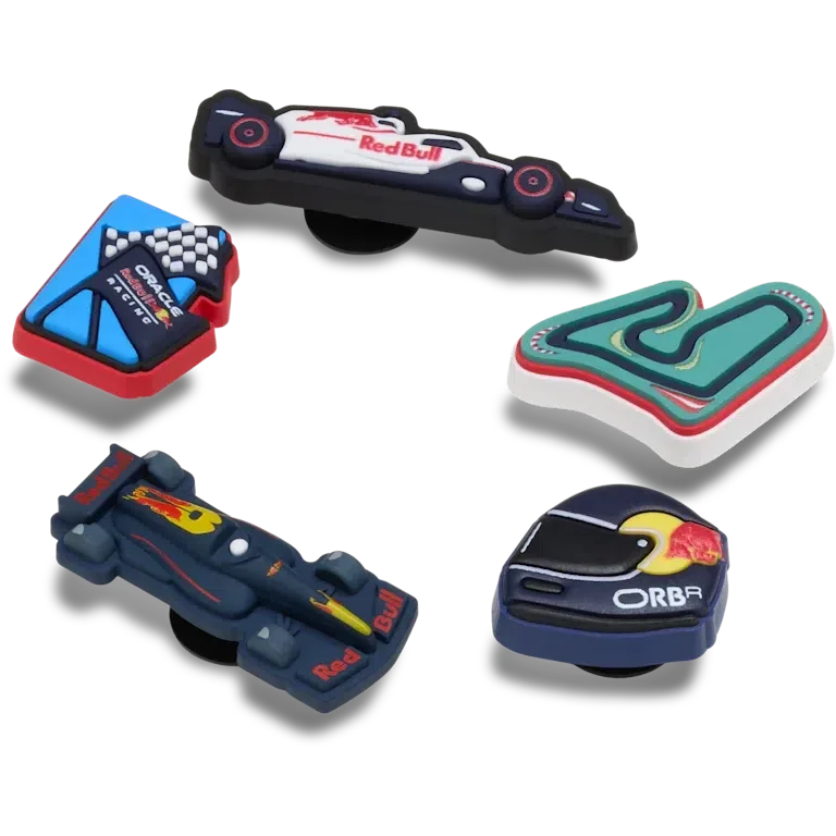 Oracle Red Bull Racing Crocs 5er-Pack Jibbitz™-Schuhanhänger Oracle Red Bull Racing Crocs 5er-Pack Jibbitz™-Schuhanhänger