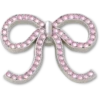Pink Glittery Bow Jibbitz™-Anstecker Pink Glittery Bow Jibbitz™-Anstecker
