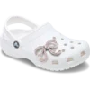 Pink Glittery Bow Jibbitz™-Anstecker Pink Glittery Bow Jibbitz™-Anstecker