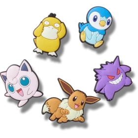 Pokémon-Mischpackung mit 5 Jibbitz-Ansteckern