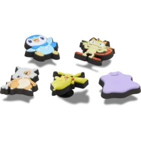 Pokémon-Mischung, 5er-Pack Jibbitz-Anstecker