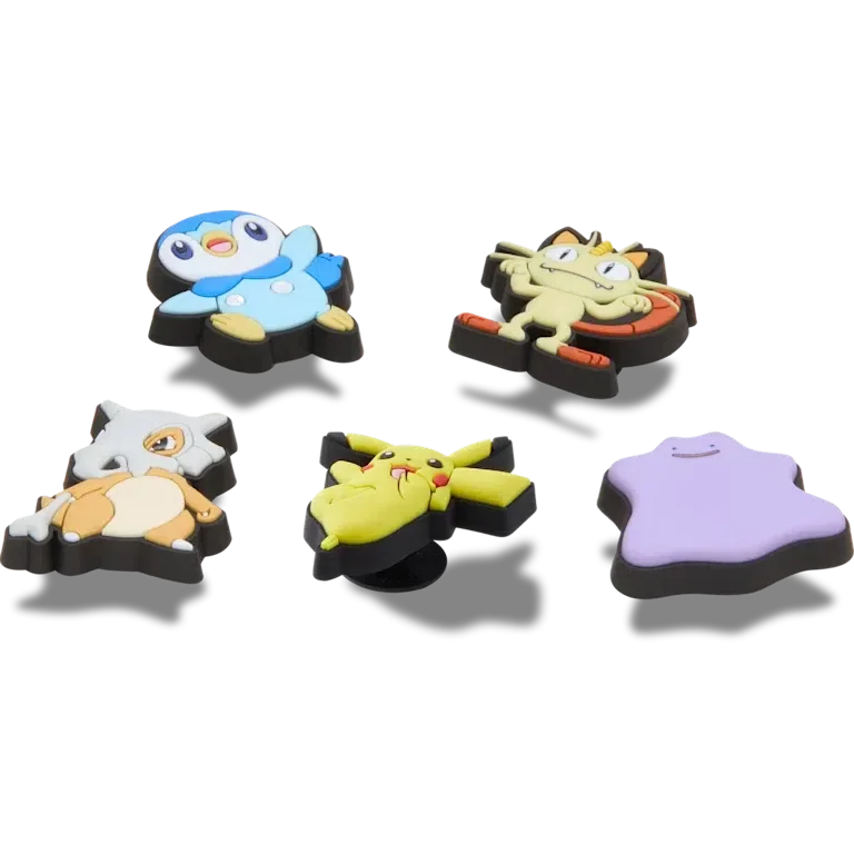 Pokémon-Mischung, 5er-Pack Jibbitz-Anstecker Pokémon-Mischung, 5er-Pack Jibbitz-Anstecker