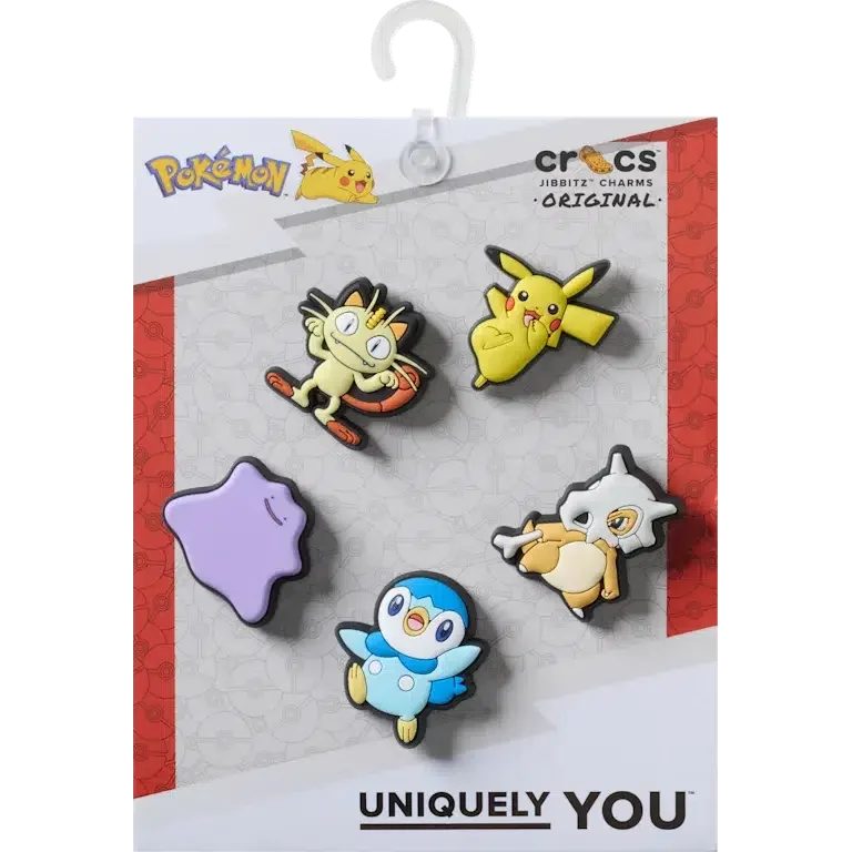 Pokémon-Mischung, 5er-Pack Jibbitz-Anstecker Pokémon-Mischung, 5er-Pack Jibbitz-Anstecker