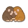 «Punch the Monkey and His Bestie» Jibbitz-Schuhanhänger «Punch the Monkey and His Bestie» Jibbitz-Schuhanhänger