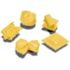 Realistische Pasta – 5er-Pack Jibbitz-Anstecker