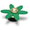 Retro-grüne Spinner-Blume Jibbitz™-Anstecker