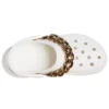 Retro-Ketten-Sandalen in Weissgold «White Gold»