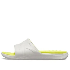Reviva Sandalen mit breitem Riemen und runder Zehenpartie «Yellow White»