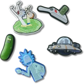 Rick and Morty 5er-Pack Jibbitz-Anstecker