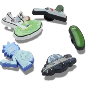 Rick and Morty 5er-Pack Jibbitz-Anstecker